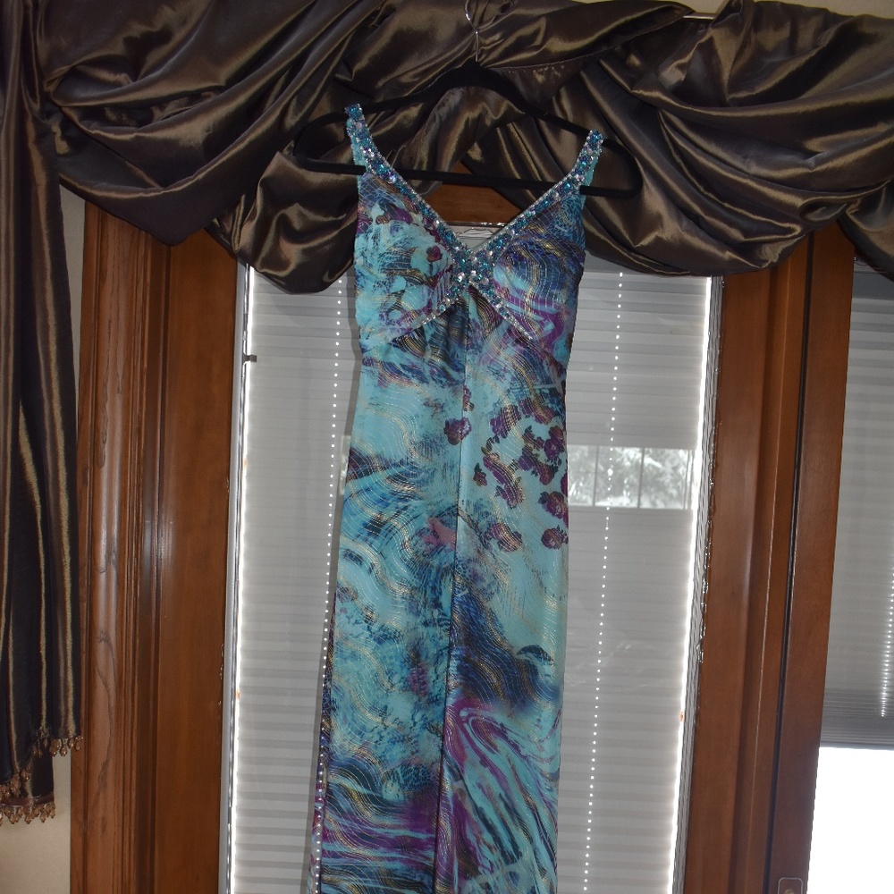 Faviana Evening Gown Open Back Dress Forma/Prom